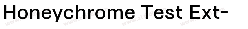 Honeychrome Test Ext字体转换